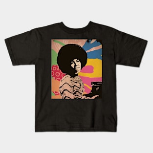 Vintage Poster - Roberta Flack Style Kids T-Shirt